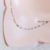Dây Chuyền Bạc Nữ S999 Sợi Đặc Style 14 D2411150058