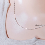 Dây Chuyền Bạc Nữ S925 Sợi Đặc Dài Style 1 D2411150045