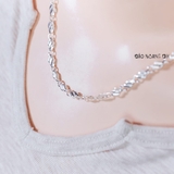 Dây Chuyền Bạc Ta Nữ Kiểu Ống Nhiều Style D2411140028