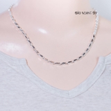 Dây Chuyền Bạc Ta Nữ Kiểu Ống Tinh Xảo D2411140029