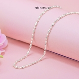 Dây Chuyền Bạc Nữ S925 Kiểu Hạt Cườm Xinh Xắn D2411140009