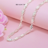 Dây Chuyền Bạc Ta Nữ Kiểu Ống Nhiều Style D2411140028