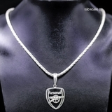 Mặt Dây Chuyền Bạc Nam Bóng Đá Fan Arsenal M2409280073