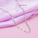 Dây Chuyền Bạc Nữ S925 Kiểu Mắt Tròn Mảnh Xinh D2411150043