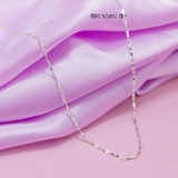 Dây Chuyền Bạc Nữ S990  Sợi Đặc Style 3 D2411150047