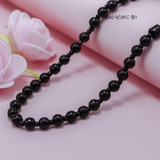 Vòng Cổ Chuỗi Hạt Đá Đen Tinh Tế Sang Trọng D2411130001