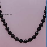 Vòng Cổ Chuỗi Hạt Đá Đen Tinh Tế Sang Trọng D2411130001