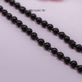 Vòng Cổ Chuỗi Hạt Đá Đen Tinh Tế Sang Trọng D2411130001