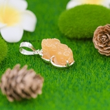 Mặt Dây Chuyền Bạc Phong Thủy Tỳ Hưu Nhiều Màu