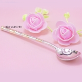 Thìa Bạc Nguyên Chất S999 Cán Kiểu Thân Tre P2412180010