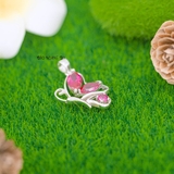Mặt Dây Chuyền Bạc Nữ Phong Thủy S925 Hình Cánh Bướm