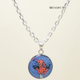 Dây Chuyền Bạc Cho Bé Trai Hình Người Nhện Spiderman Phiên Bản Điện Ảnh Khỏe Khoắn Tinh Nghịch D2411090010