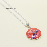 Dây Chuyền Bạc Cho Bé Trai Hình Người Nhện Spiderman Phiên Bản Điện Ảnh Khỏe Khoắn Tinh Nghịch D2411090011