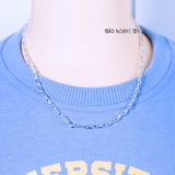 Dây Chuyền Bạc Cho Bé Kiểu Ống Đúc Chữ Love Xinh Xắn D2411120002