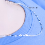 Dây Chuyền Bạc Cho Bé Sợi Nhỏ Đặc Chắc Chắn Bền Đẹp  D2411120023
