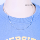 Dây Chuyền Bạc Cho Bé Sợi Nhỏ Đặc Chắc Chắn Bền Đẹp  D2411120020