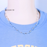 Dây Chuyền Bạc Cho Bé Kiểu Sợi Xoắn Dày Dặn Chắc Chắn D2411120051