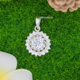 Mặt Dây Chuyền Bạc Nữ Phong Thủy Hoa Hướng Dương