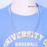 Dây Chuyền Bạc Cho Bé Kiểu Mắt Xích Thưa Bản To  D2411120048