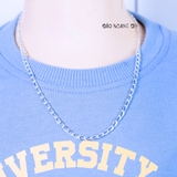 Dây Chuyền Bạc Cho Bé Kiểu Mắt Xích Thưa Trơn Đơn Giản  D2411120047