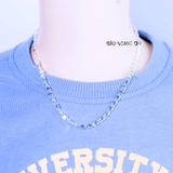 Dây Chuyền Bạc Cho Bé Kiểu Dây Mè Dẹt Chắc Chắn Nhiều Style D2411120030