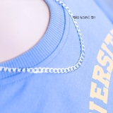 Dây Chuyền Bạc Cho Bé Kiểu Mắt Xích Thưa Tinh Tế