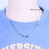 Dây Chuyền Bạc Cho Bé Kiểu Dây Mè Dẹt Chắc Chắn Nhiều Style D2411120034