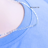 Dây Chuyền Bạc Cho Bé Kiểu Dây Mè Dẹt Chắc Chắn Nhiều Style D2411120031