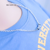 Dây Chuyền Bạc Cho Bé Kiểu Dây Dừa Bền Đẹp Mặt Trống Nhỏ Xinh D2411090018