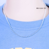 Dây Chuyền Bạc Cho Bé Mắt Chữ O Tròn Nhỏ Xinh D2411120041