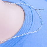 Dây Chuyền Bạc Cho Bé Mắt Chữ O Tròn Nhỏ Xinh D2411120041