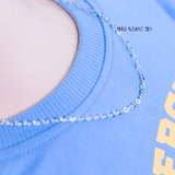 Dây Chuyền Bạc Cho Bé Mắt Chữ O Phay Sáng Lấp Lánh D2411120042