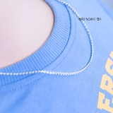 Dây Chuyền Bạc Cho Bé Mắt Kiểu Dây Tròn Xoắn Sợi Tinh Tế D2411120044