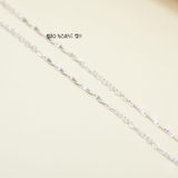 Dây Chuyền Bạc Cho Bé Sợi Nhỏ Đặc Chắc Chắn Bền Đẹp  D2411120024
