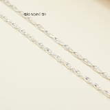 Dây Chuyền Bạc Cho Bé Kiểu Ống Đúc Chữ Love Xinh Xắn D2411120002