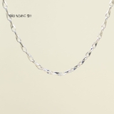 Dây Chuyền Bạc Cho Bé Kiểu Ống Đúc Chữ Love Xinh Xắn D2411120002