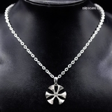 Mặt Dây Chuyền Bạc Nữ S925 Hoa 6 Cánh Xòe M2409240043