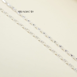 Dây Chuyền Bạc Cho Bé Sợi Nhỏ Đặc Chắc Chắn Bền Đẹp  D2411120019