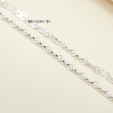 Dây Chuyền Bạc Cho Bé Mắt Xích Số 8 Dày Cứng Cáp D2411120049