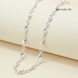 Dây Chuyền Bạc Cho Bé Kiểu Sợi Xoắn Dày Dặn Chắc Chắn D2411120051