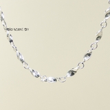 Dây Chuyền Bạc Cho Bé Kiểu Sợi Xoắn Dày Dặn Chắc Chắn D2411120051