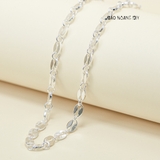 Dây Chuyền Bạc Cho Bé Mắt Xích Kiểu Hạt Cafe Sáng Tạo D2411120050