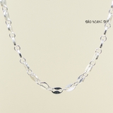 Dây Chuyền Bạc Cho Bé Mắt Xích Kiểu Hạt Cafe Sáng Tạo D2411120050