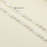 Dây Chuyền Bạc Cho Bé Kiểu Ống Đúc Cứng Cáp Nhiều Style D2411090022