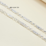 Dây Chuyền Bạc Cho Bé Kiểu Ống Đúc Cứng Cáp Nhiều Style D2411090024
