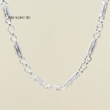 Dây Chuyền Bạc Cho Bé Kiểu Ống Đúc Cứng Cáp Nhiều Style D2411090024