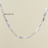 Dây Chuyền Bạc Cho Bé Kiểu Dây Mè Dẹt Chắc Chắn Nhiều Style D2411120033