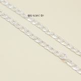 Dây Chuyền Bạc Cho Bé Kiểu Mắt Xích Thưa Tinh Tế