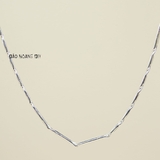 Dây Chuyền Bạc Cho Bé Kiểu Dây Mè Dẹt Chắc Chắn Nhiều Style D2411120034