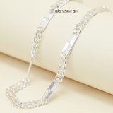 Dây Chuyền Bạc Cho Bé Bản Dẹt 2 Style D2411120014